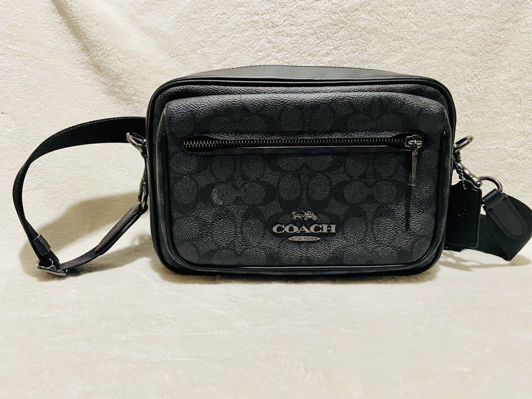 Coach crossbody bag - Charcoal Black (Category: Sling Bags) located in Mandaluyong City. Submitted by wysluxe (Listing ID 1434954589, Image 1). Description: Original Coach crossbody bag - Charcoal Black. .