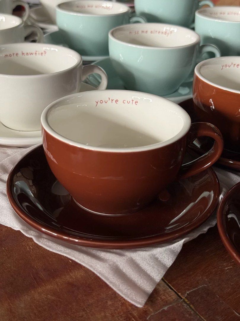 Coffee Cup and Saucer Set with Quotes439512928575170562
