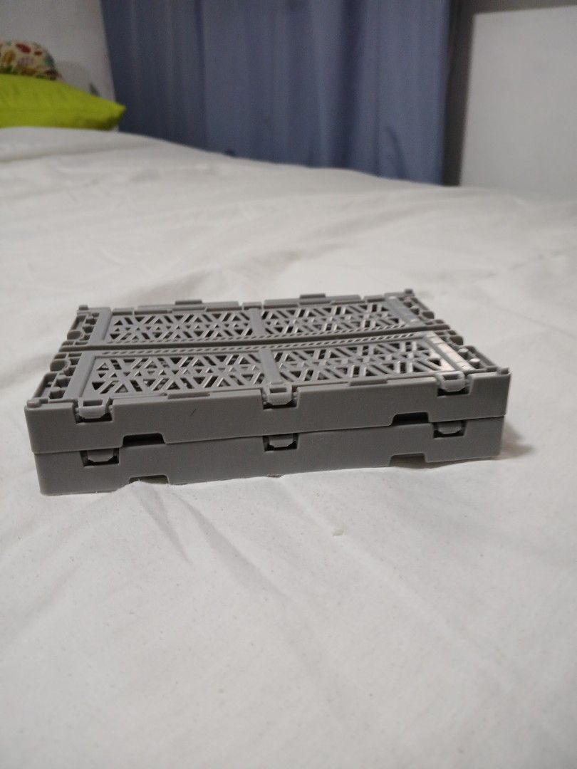 Collapsible Storage Crate - Grey439491455846328321