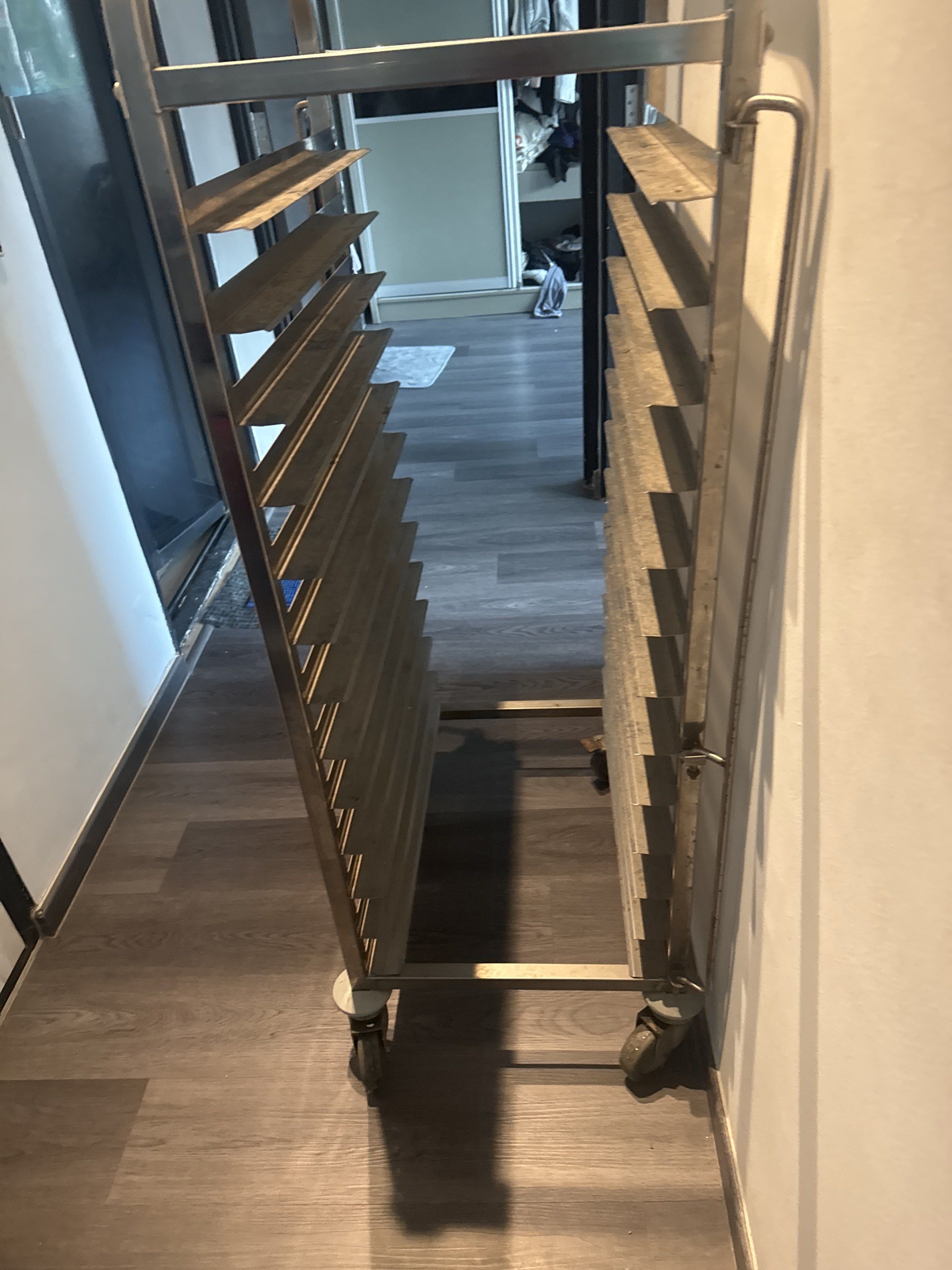 Commercial Stainless rack trolley for food items etc.