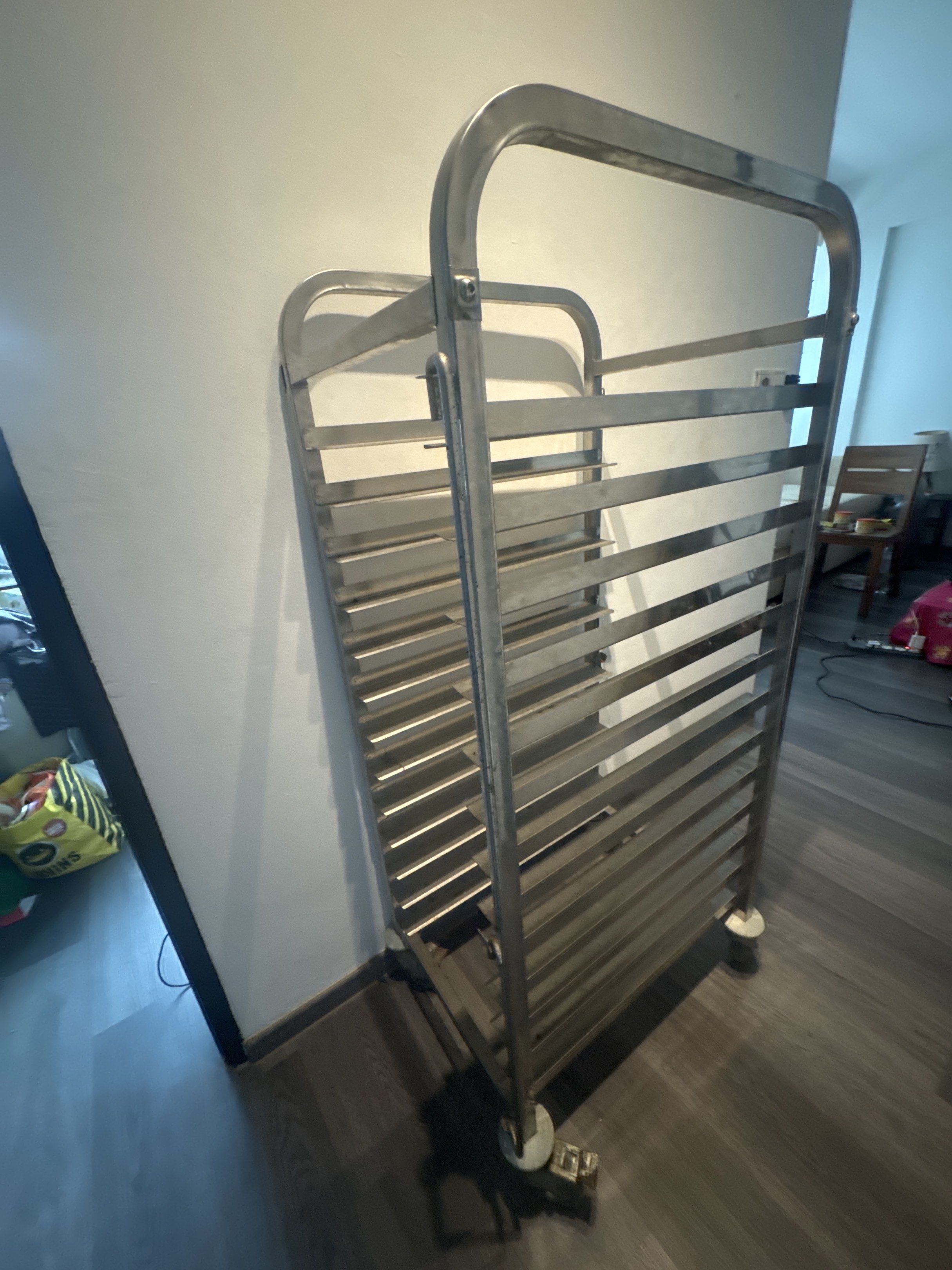 Commercial Stainless rack trolley for food items etc.439503749677076481