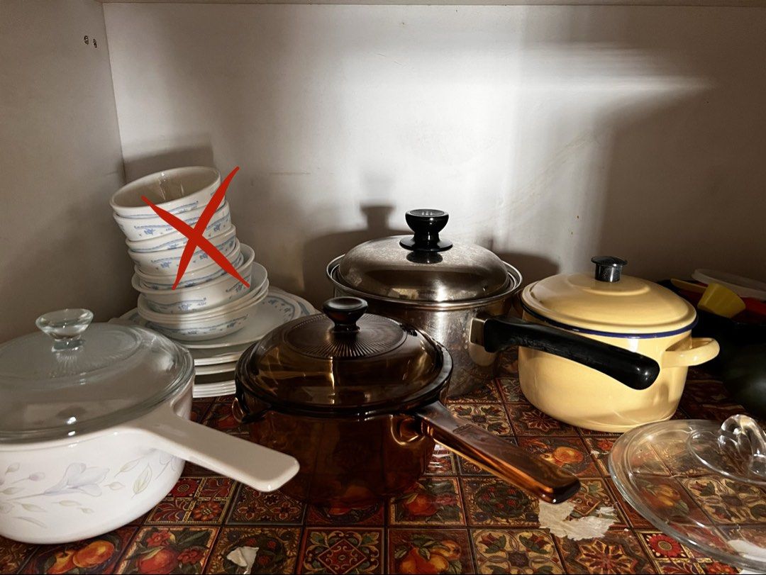 Corning pots and other pots