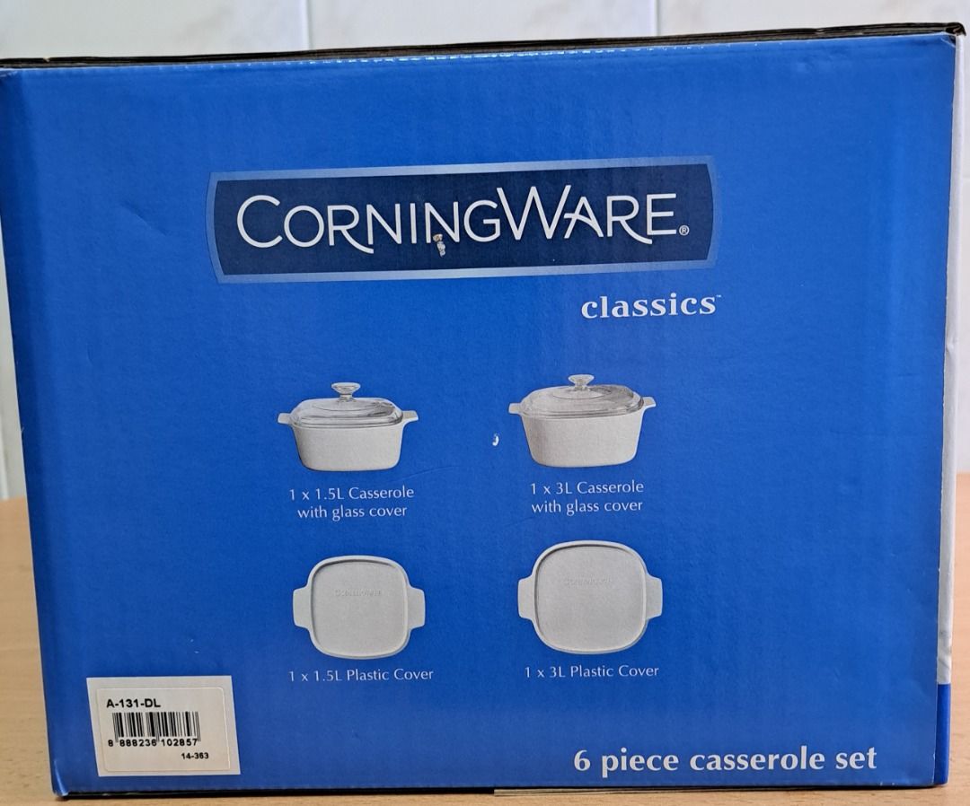 CorningWare Classics 6-Piece Casserole Set439499937389619201