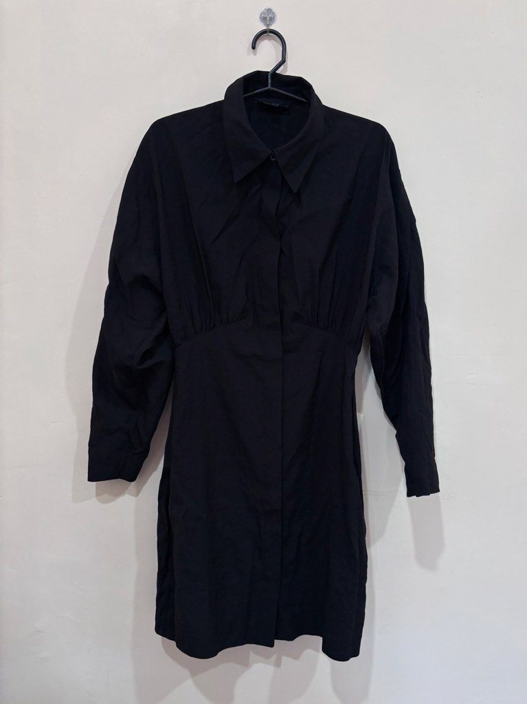 COS Black Buttoned Dress - Size XXS/32 (Category: Dresses) located in Taguig. Submitted by solana36 (Listing ID 1434852790, Image 1). Description: - Cinched waist, Button-down front - Size: EUR 32 - No issue, like new, nice quality - Selling low since it no longer fits me, see last photo for price reference.