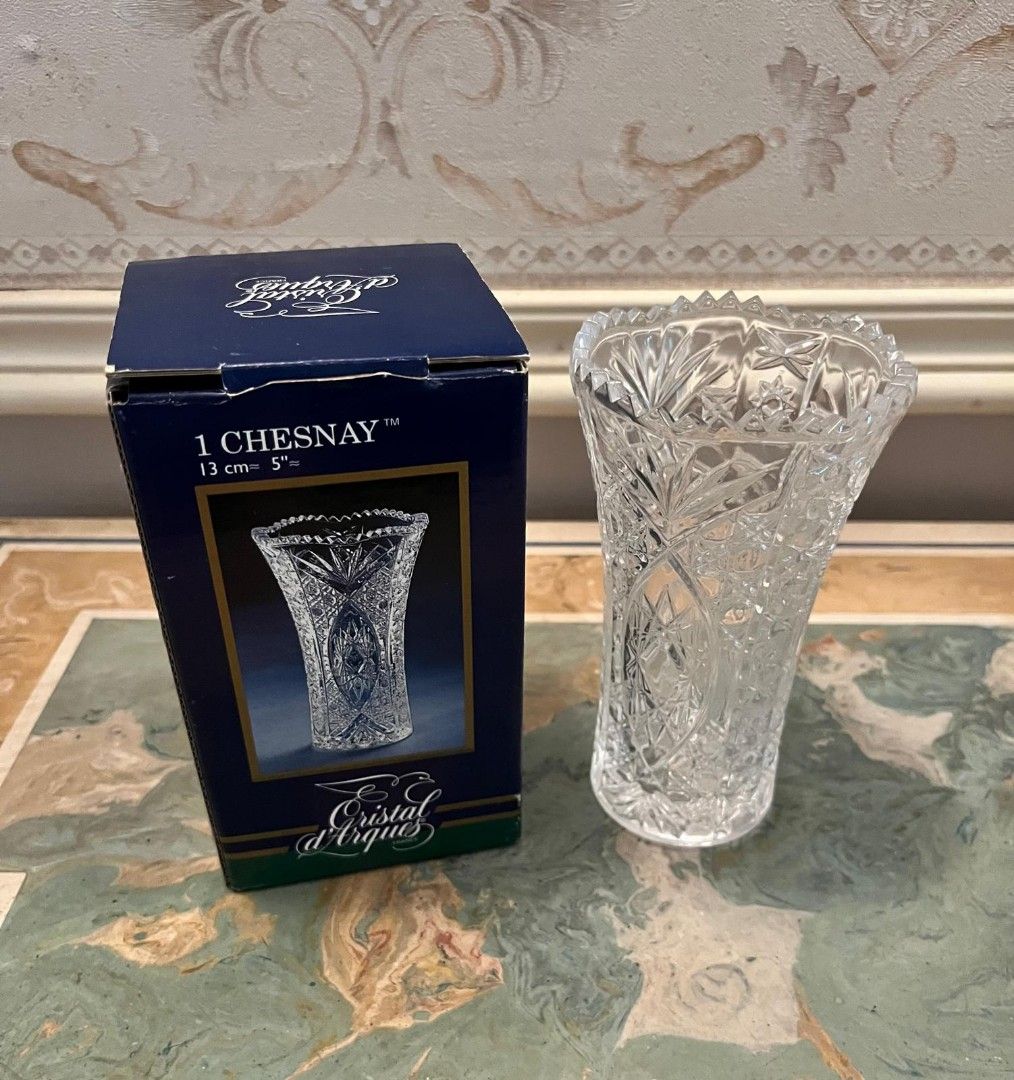 Cristal d'Arques Chesnay Vase