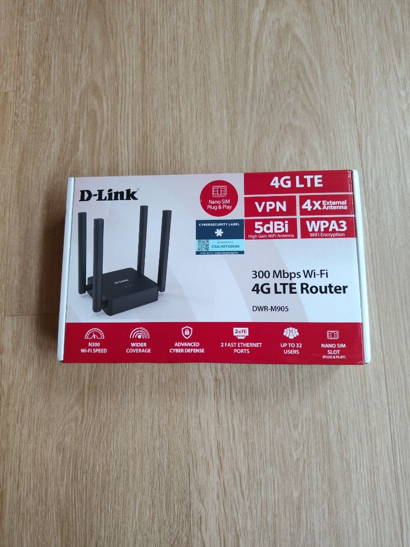 D-Link DWR-M905 4G LTE Router439447305637734401