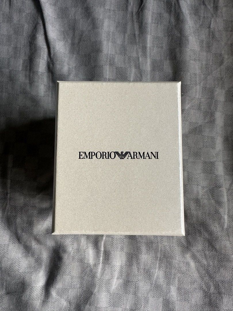 Emporio Armani Watch AR5983 (Category: Men's Watches) located in Quezon City. Submitted by stingray3187 (Listing ID 1434813338, Image 2). Description: Original Emporio Armani watch AR5983 Team Italia Chronograph Watch Steel (Limited Edition) Brand new and sealed Never been worn Complete with Box and certificate and manual Reason: Need funds for emergency Price: Php 13,500 Loc: Quezon City Pwede din po ipalalamove sa malalayo .