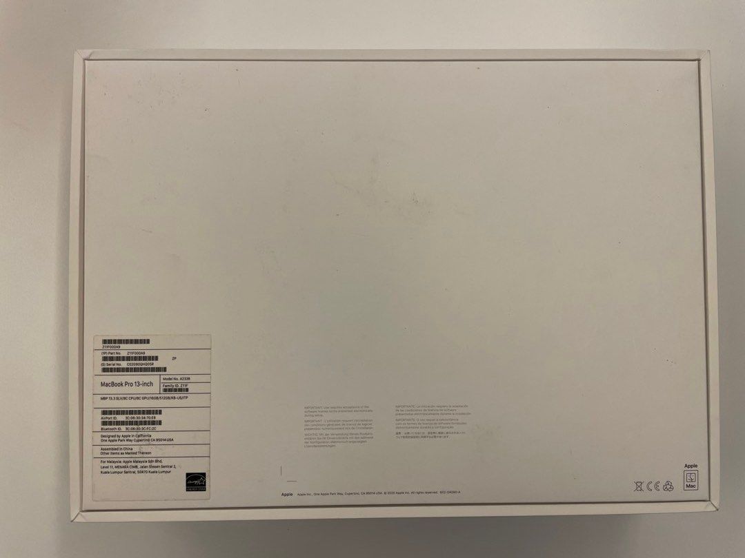 Empty Box for Apple MacBook Pro 13”439544529521233921