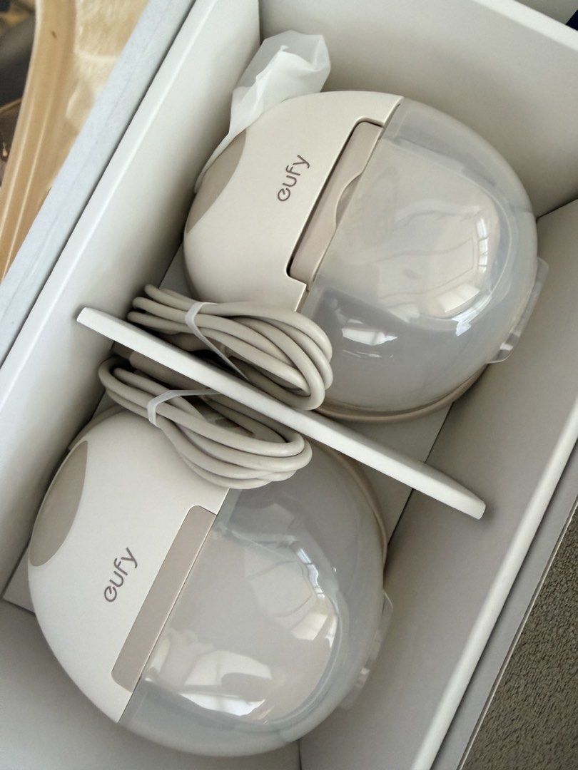 Eufy Wearable Breast Pump E20 (Category: Breastfeeding & Bottle Feeding) located in Marikina City. Submitted by notjayjay (Listing ID 1434906993, Image 2). Description: For Sale: Eufy E20 Wearable Breast Pump - Comes with box and all original inclusions - Used only twice, like new - UV sterilized and sanitized before shipping RFS: Wife preferred manual pump Location: Marikina City Shipping c/o buyer DM me if interested..