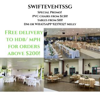 Tables and chairs and event logistics Collection item 1