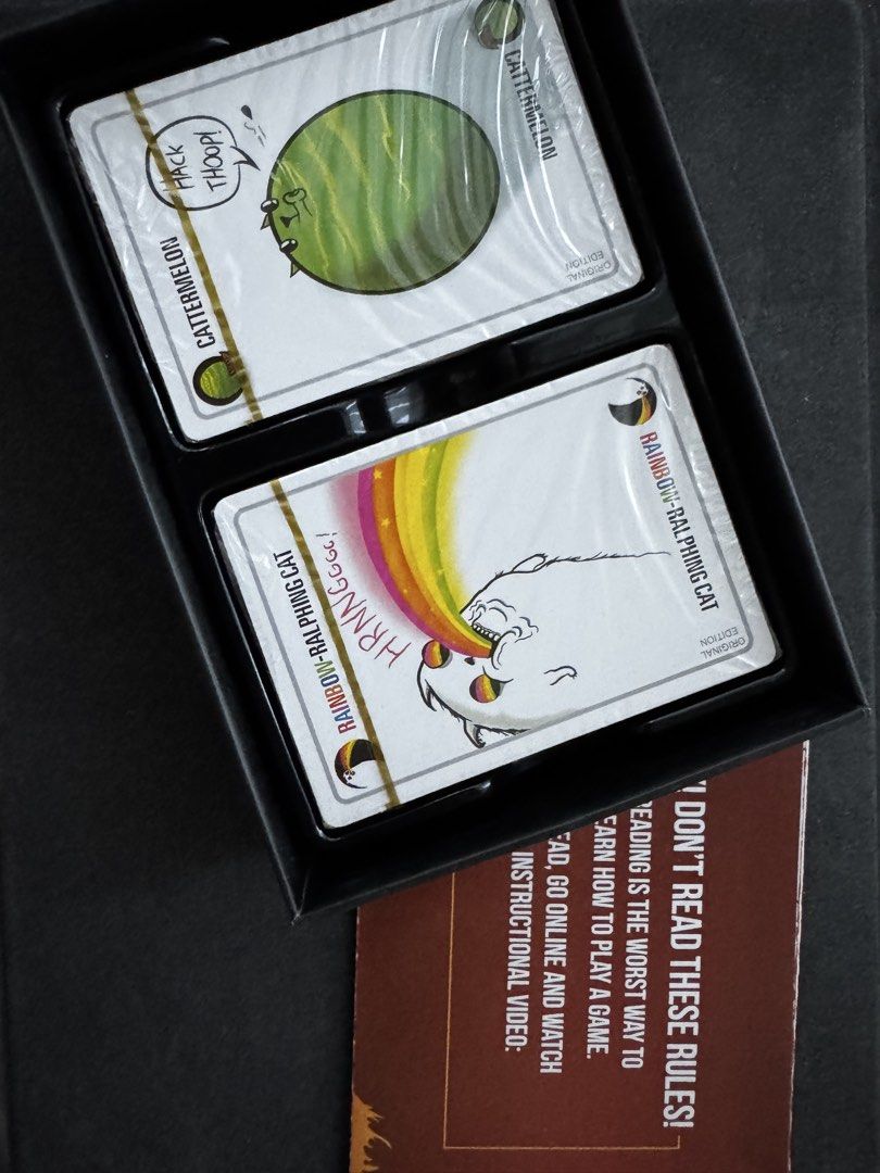 Exploding kittens original editikn (Category: Toys & Games) located in Kuala Lumpur. Submitted by leeisaac4357037 (Listing ID 1434914323, Image 2). Description: Brand new unopened .