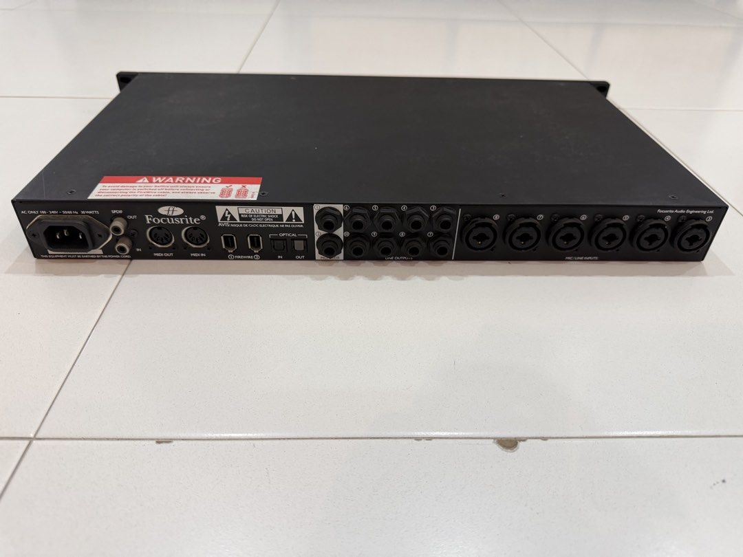 Focusrite Saffire Pro 40 Audio Interface447219191923363842