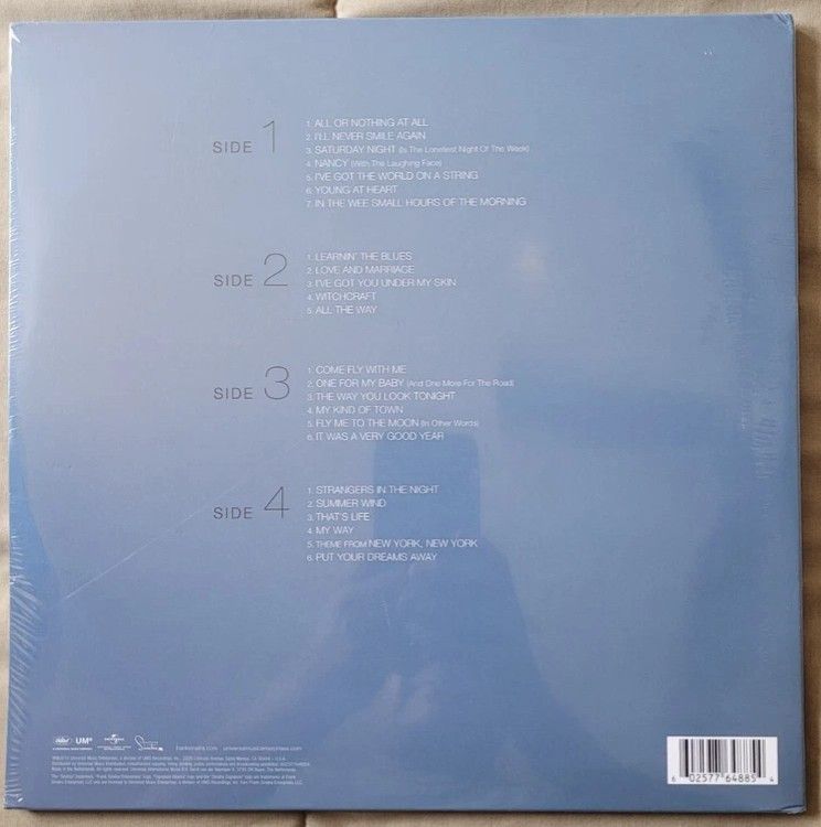 Frank Sinatra Ultimate Sinatra vinyl (Category: Vinyls) located in Manila. Submitted by jhenaloymerchandise (Listing ID 1434974370, Image 2). Description: Frank Sinatra Ultimate Sinatra (Target Exclusive Vinyl 2LP = ₱5,500 brand New sealed made in USA.