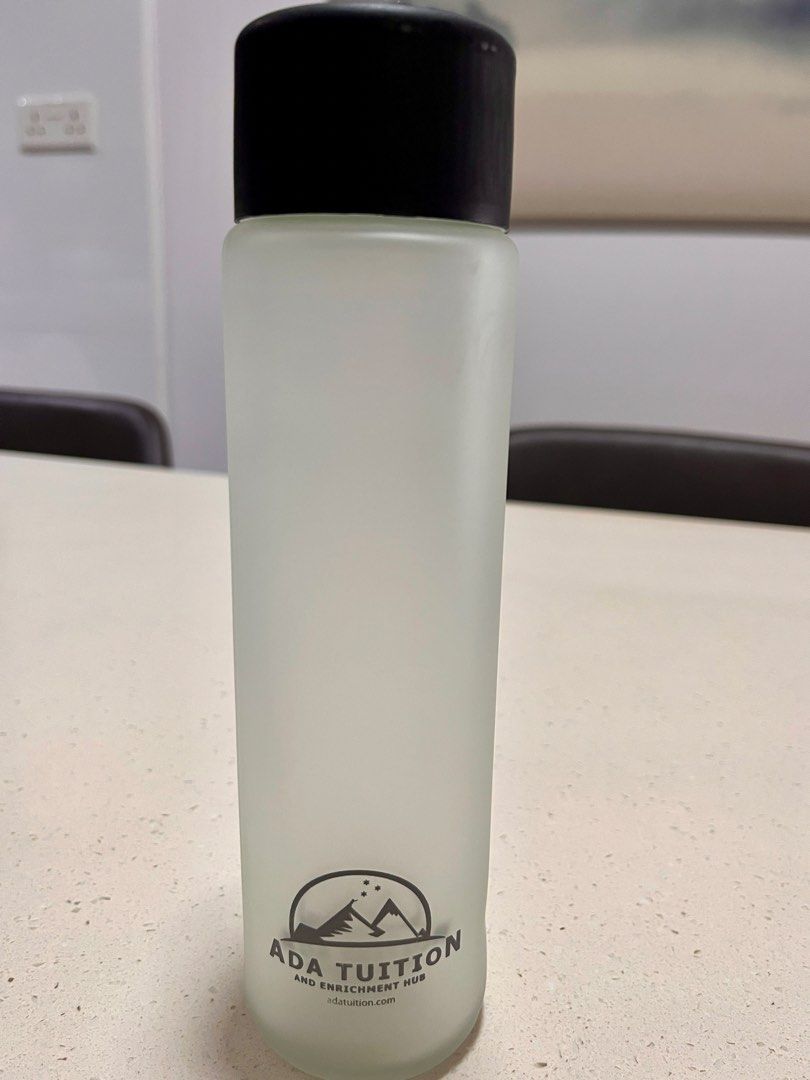 Frosted Glass Water Bottle439508489502074880