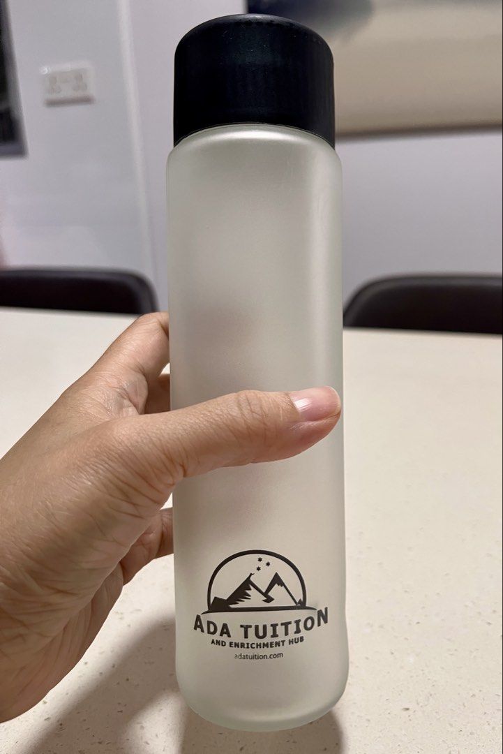 Frosted Glass Water Bottle439508489502074881