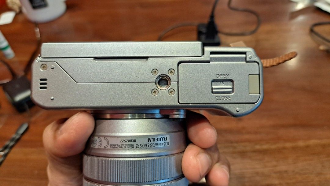 Fujifilm X-A5 Mirrorless Camera with Lens (Category: Cameras) located in Puerto Princesa. Submitted by nayr1108 (Listing ID 1434860435, Image 3). Description: - Fujifilm X-A5 mirrorless camera - Includes 15-45mm lens - Silver body with brown strap - Charger included - Fully functional with dials and buttons - Ready for immediate use -Lady owned camera -box is misplaced -Orig price 33k -Battery and lens covers all stock -Reason for selling--eXtra 