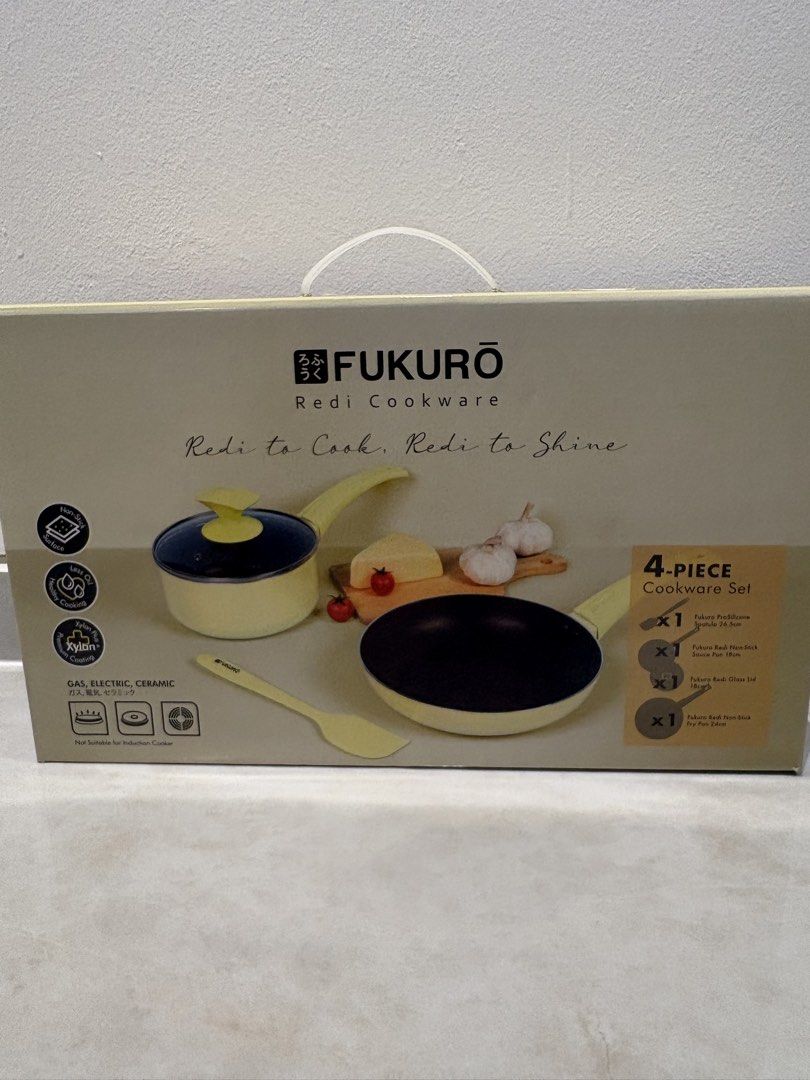 Fukuro Redi Cookware 4-Piece Set - BNIB
