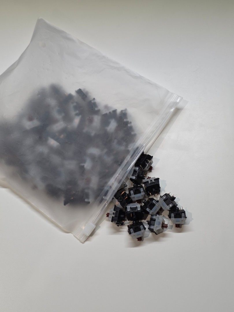 Gateron Milky Top Brown Keyboard Switches (Tactile)