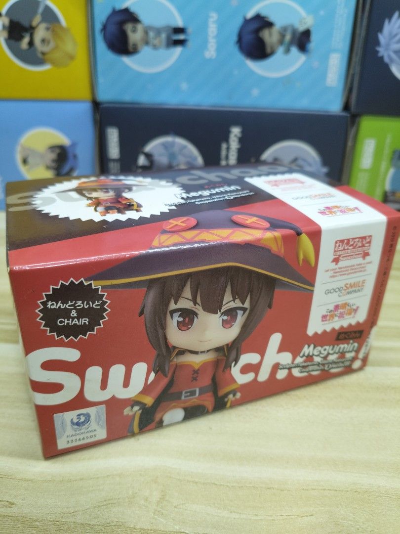 Swacchao Nendoroid Megumin Figure (Category: Figurines & Statues) located in Caloocan City. Submitted by natsuhaus (Listing ID 1434905402, Image 1). Description: Swacchao Nendoroid Megumin MISB Box still unopened Can send more photos before shipping RFS: Decluttering and to buy medication Meetup Location: Pedro Gil Station LRT 1.