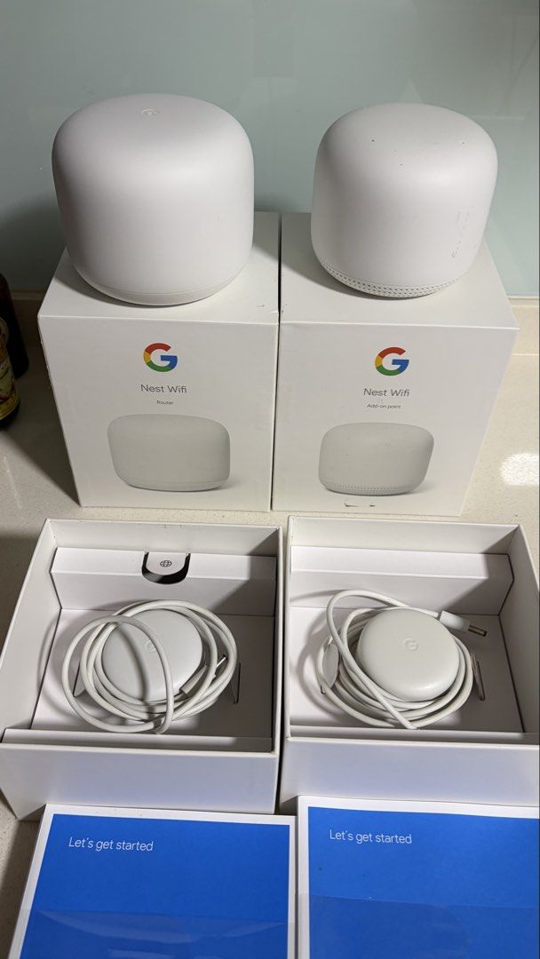 Google Nest Wifi Router and Add-on Point - White