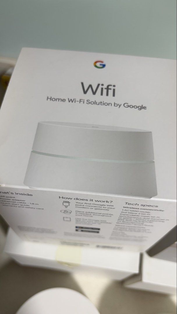 2 Pieces - Google Wifi AC1200 Router