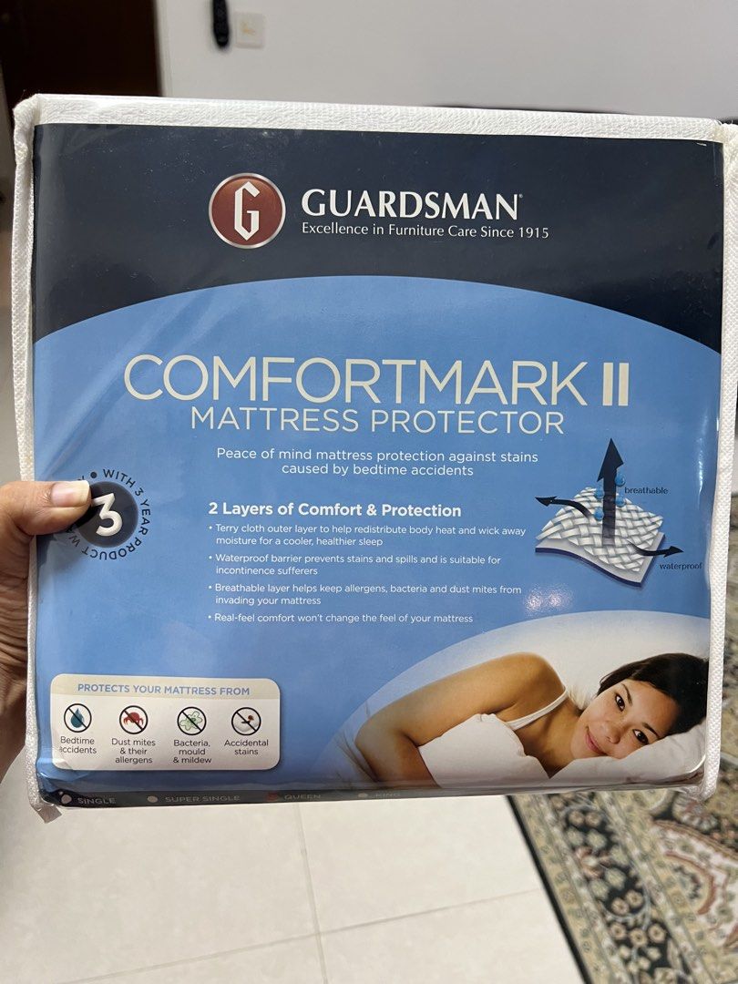 Guardsman Comfortmark II Mattress Protector - Size Queen