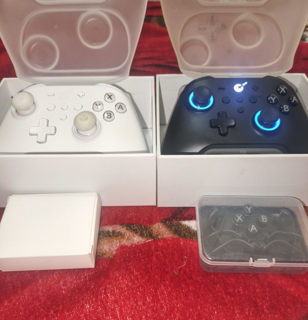 Gulikit Kingkong Pro Controller and KK3 Max (Category: Controllers) located in Manila. Submitted by shinomag56177 (Listing ID 1434991015, Image 3). Description: KK3 Max Controller (Black) available KK2 Pro SOLD Include original boxes and all accessories. Accessories include extra button caps and charging cables. SUPER GOOD CONDITION Nego.