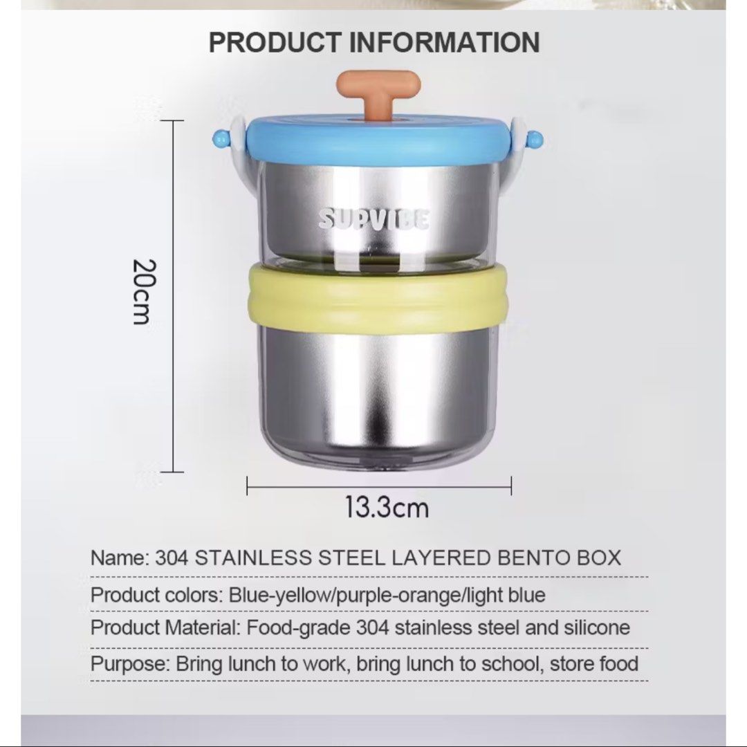 Hello Tuesday Stainless Steel Bento Box439503743940700162