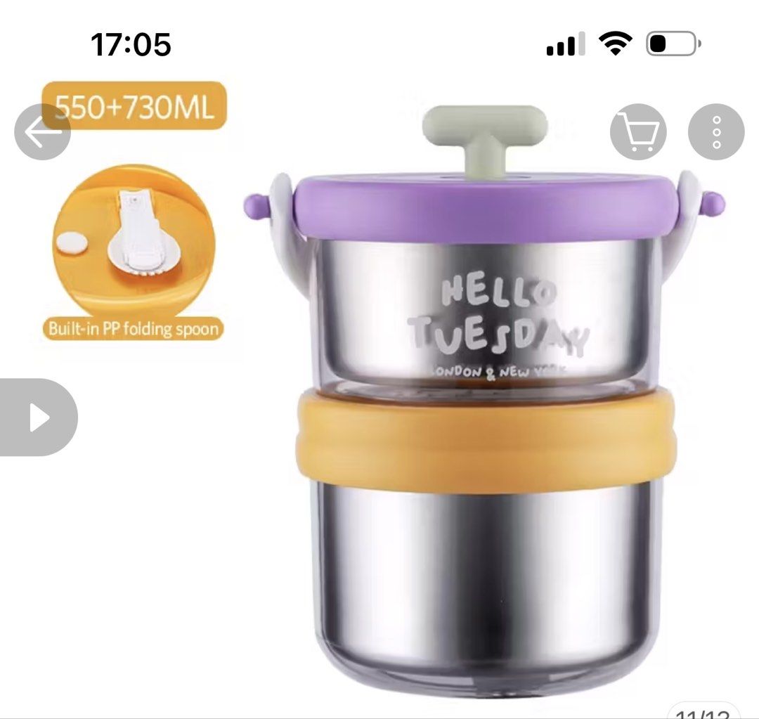 Hello Tuesday Stainless Steel Bento Box439503743940700161