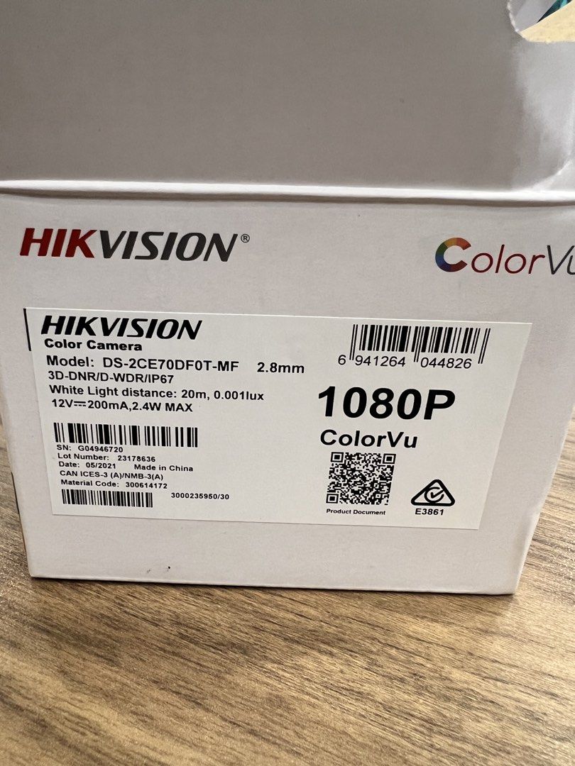 Hikvision ColorVu 1080P Security Camera439506593792010241