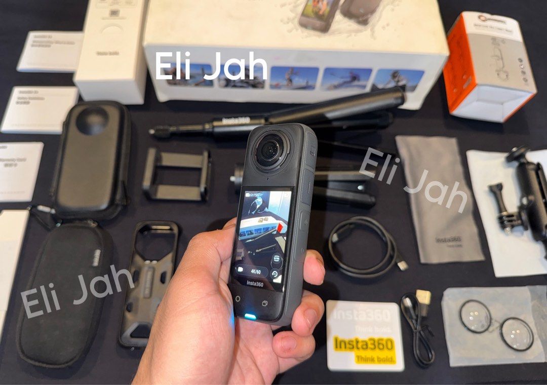 INSTA 360 X4 BUNDLE FOR SALE (Category: Cameras) located in Manila. Submitted by elijahcruz360 (Listing ID 1434832313, Image 3). Description: For sale Insta 360 X4 Bundle maraming inclusions ‼️✅ Good as Brand new | Pwedeng pwede sa maselan | No scratches or dents ₱23,500 slightly nego pm lang for more info! Meetup around Manila / Laguna.