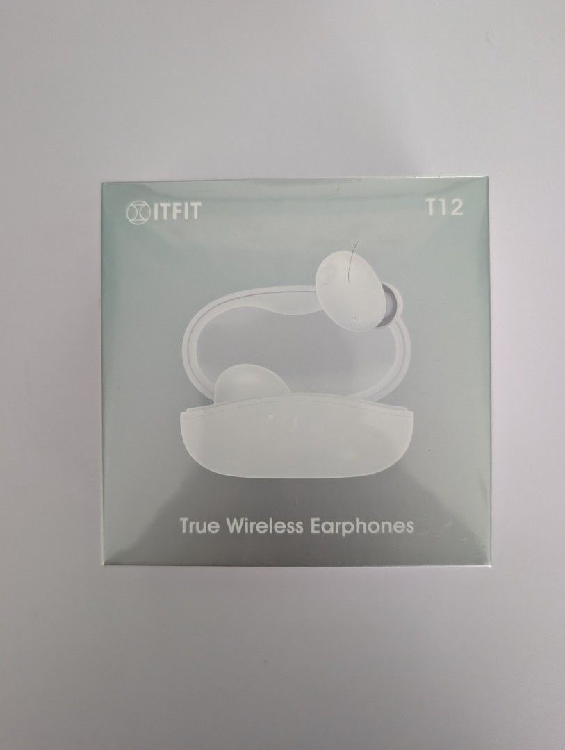 ITFIT T12 True Wireless Earphones (Category: Headphones & Headsets) located in Davao. Submitted by apb.apb (Listing ID 1434843510, Image 1). Description: - ITFIT T12 True Wireless Earphones - Bluetooth 5.4 - Smart touch control - Compact and portable design - Includes USB-C cable - Comes with user manual - Made by Samsung C&T Taiwan Corporation RFS: Comes as a freebie, I have existing BT earphone Negotiable.