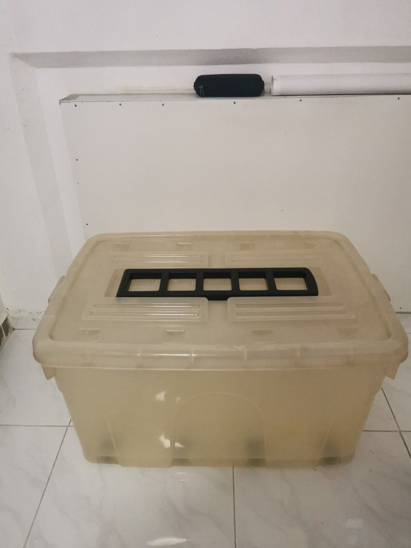 Large Plastic Storage Box with Lid439491456801198080