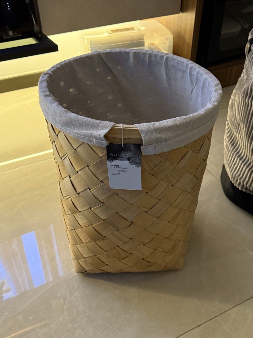 Laundry Basket Rattan Brand New