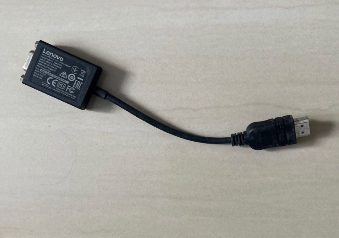 Lenovo HDMI to VGA Adapter Lenovo HDMI to VGA monitor Adapter