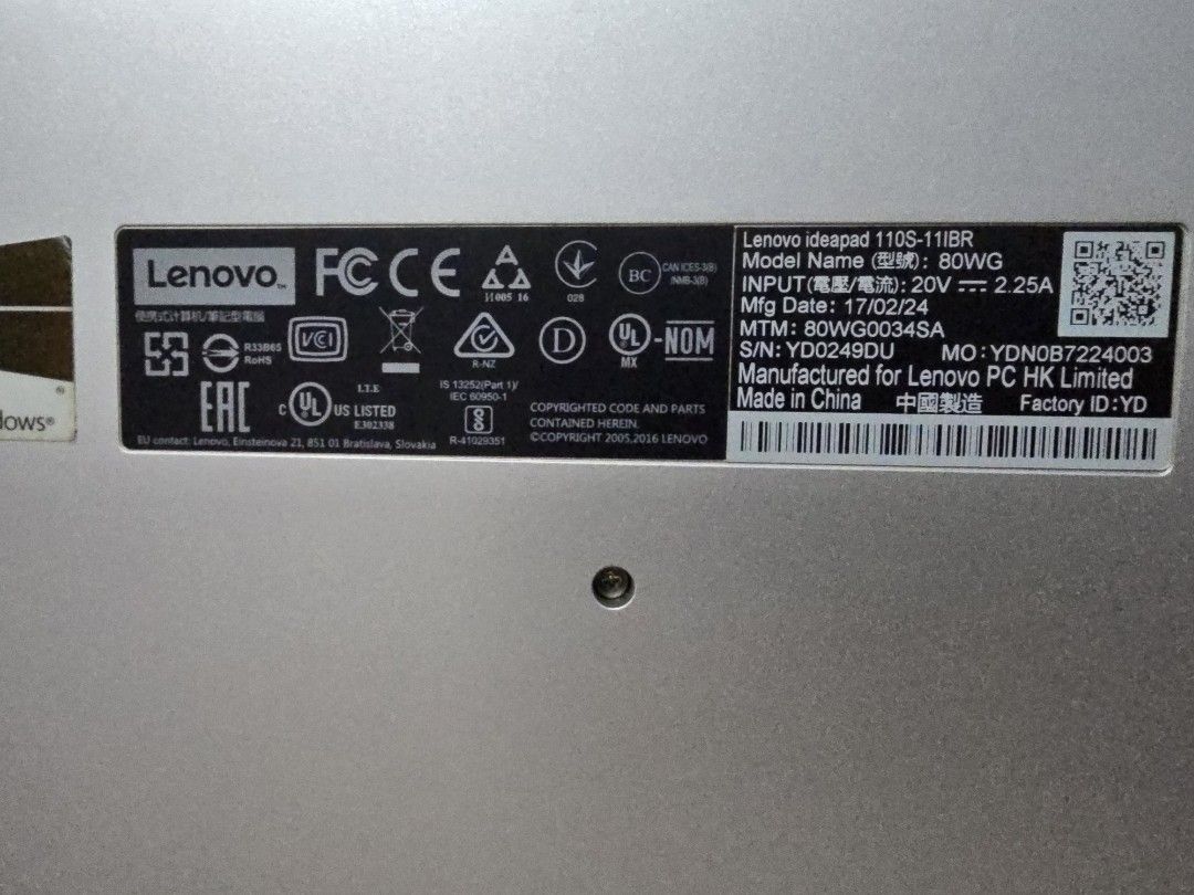 Lenovo Laptop441410351971051523