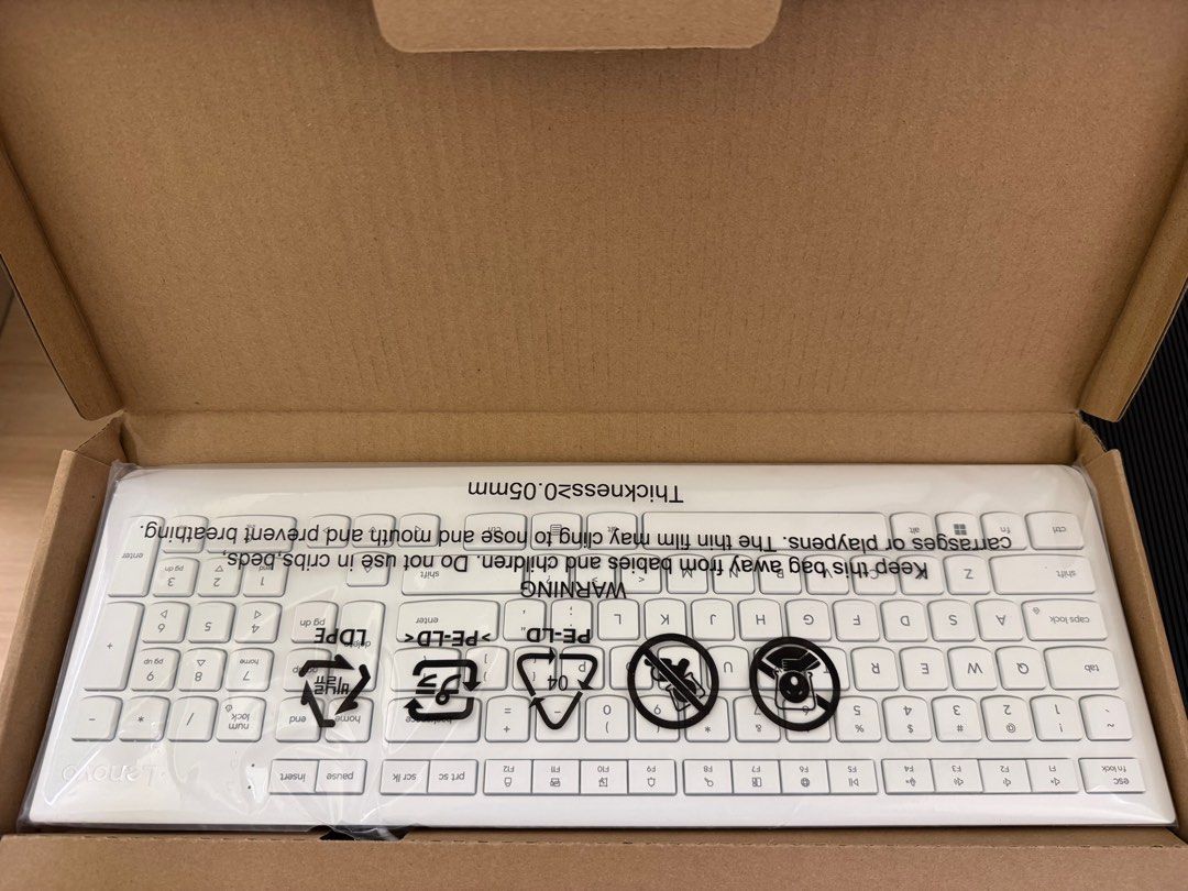 Lenovo Wired Keyboard and Mouse Set - White439549013609697280