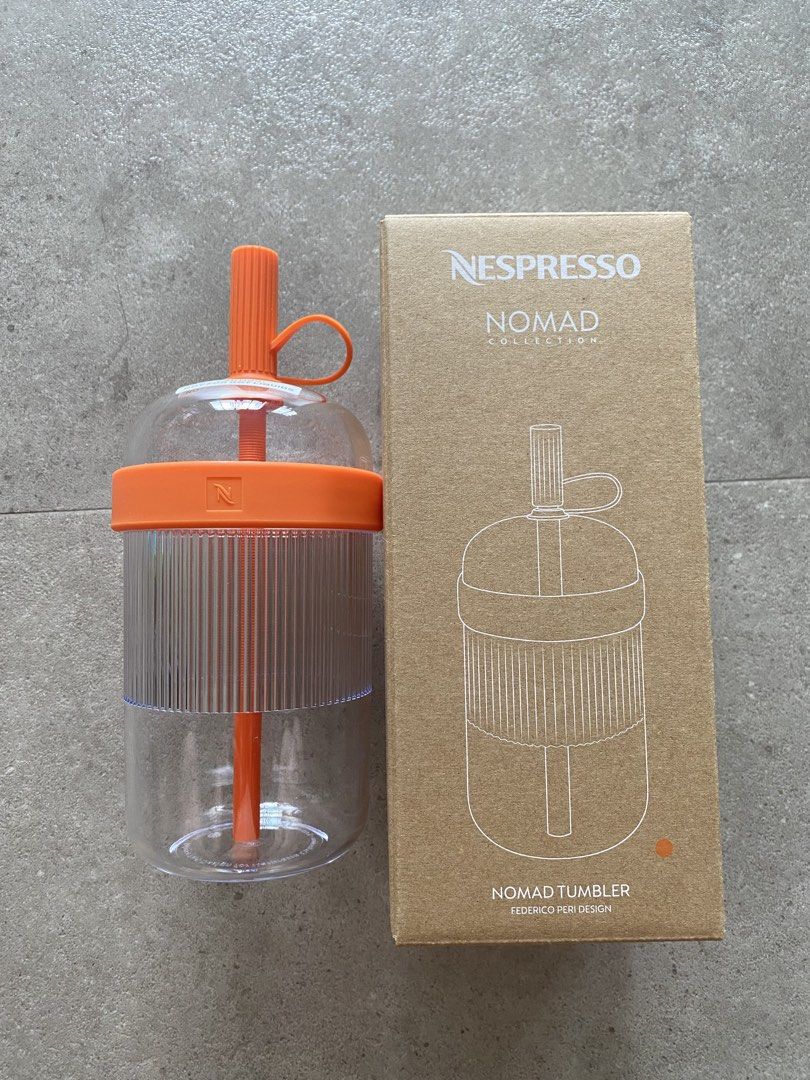 *Limited Edition* BNIB Nespresso Nomad Tumbler - Mandarin Orange