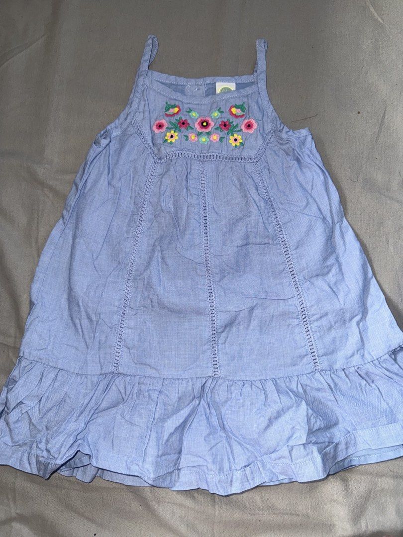 Little Me Dress - 24M (Category: Babies & Kids Fashion) located in Cavite. Submitted by Mj_BABY_CLOTHES (Listing ID 1434854185, Image 2). Description: - Adorable Little Me dress - Light blue color - Delicate floral embroidery - Ruffled hem - Thin straps - Comfortable fit - Size: 24M - Made in China.