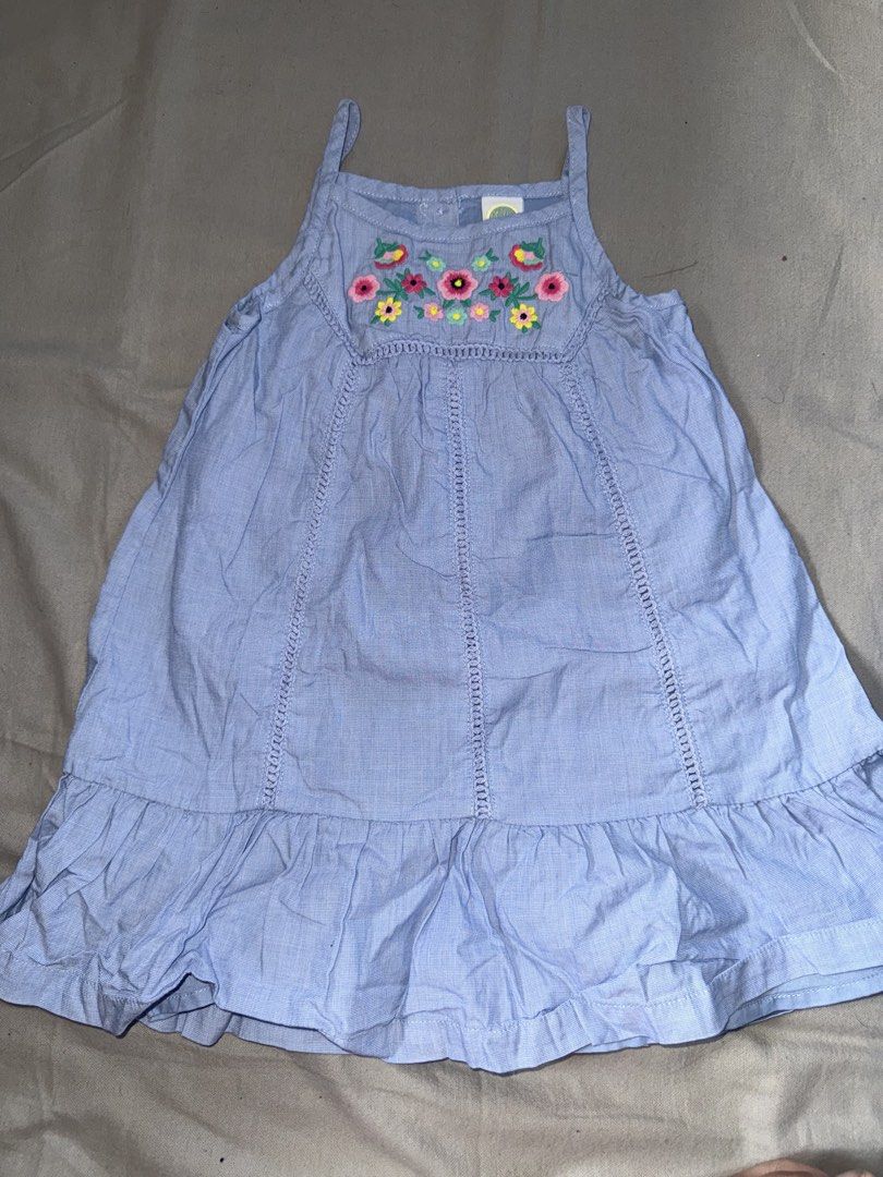 Little Me Dress - 24M (Category: Babies & Kids Fashion) located in Cavite. Submitted by Mj_BABY_CLOTHES (Listing ID 1434854185, Image 3). Description: - Adorable Little Me dress - Light blue color - Delicate floral embroidery - Ruffled hem - Thin straps - Comfortable fit - Size: 24M - Made in China.