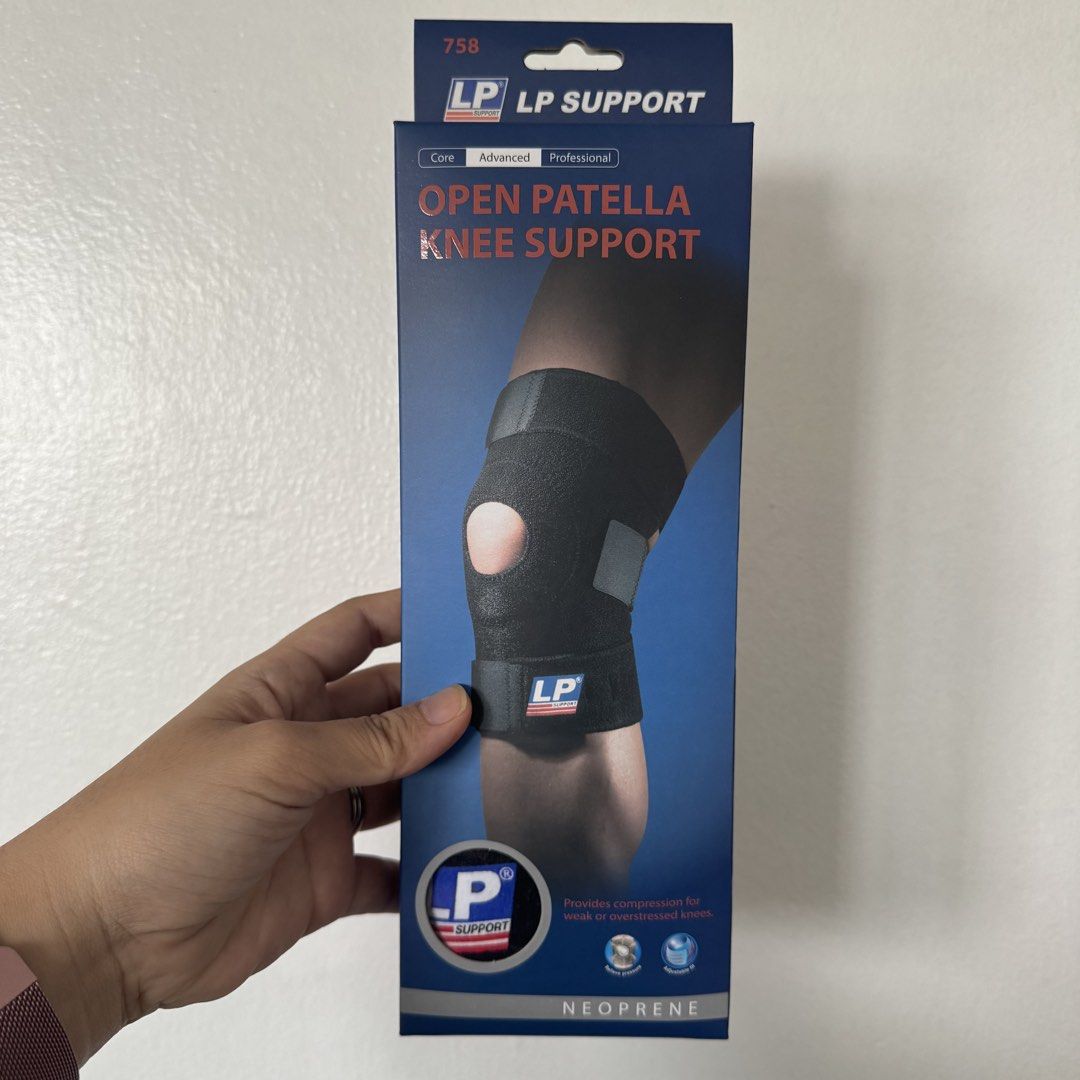 LP SUPPORT 758 Open Patella Knee Support 20pcs Bundle (Category: Braces, Support & Protection) located in Manila. Submitted by miskym (Listing ID 1434895057, Image 1). Description: Wholesale Price: 847.00/ea for 20pcs 900.00/ea for 10pcs 953.00/ea for 5pcs Retail Price: 1,059.00 Please refer to size chart for measurements All sizes are available.