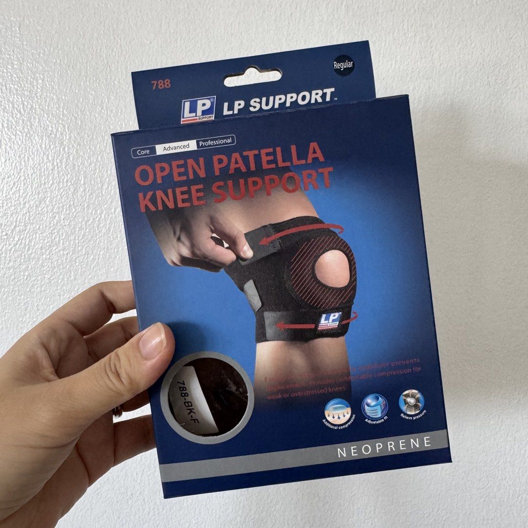 LP SUPPORT 788 Open Patella Knee Support REGULAR 20pcs Bundle (Category: Braces, Support & Protection) located in Manila. Submitted by miskym (Listing ID 1434870400, Image 1). Description: Wholesale Price: 600.00/ea for 20pcs 638.00/ea for 10pcs 675.00/ea for 5pcs Retail Price: 750.00 Please refer to size chart for measurements REGULAR SIZE .