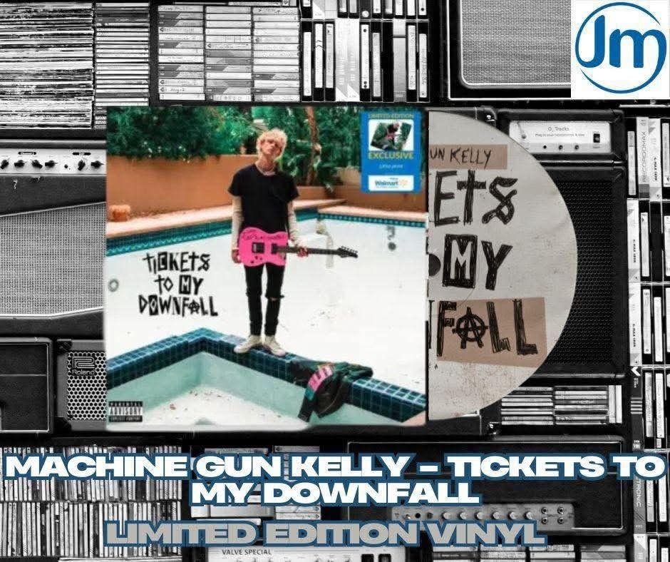 Machine Gun Kelly vinyl/plaka (Category: Vinyls) located in Las Pinas. Submitted by jm_dibs (Listing ID 1434844723, Image 1). Description: Machine Gun Kelly (Tickets To My Downfall) - P1,400 Walmart exclusive limited edition Litho print, gatefold, U.S. pressed, sealed Loc: Las Pinas, shipping at buyers expense. Meet ups along Las Pinas only. MOP Gcash/Bank transfer..