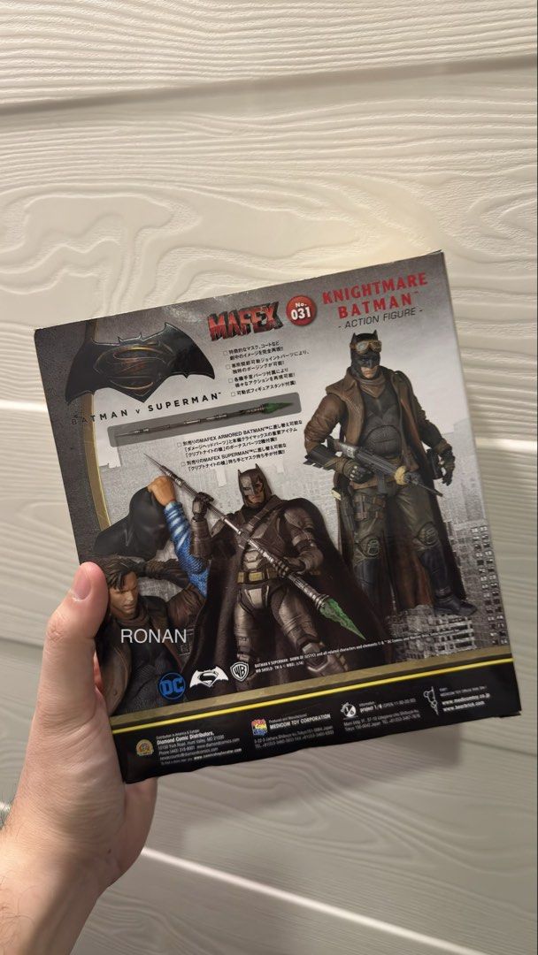 Mafex Knightmare Batman (Category: Figurines & Statues) located in Pasay City. Submitted by ronanandbeyond (Listing ID 1434875193, Image 2). Description: 🛒 FOR SALE 🛒 💰 Mafex Knightmare Batman (Ben Affleck) = Php 5,990 💎 BIB 📍Pasay Area 📌 Check all you want 💳 BPI or GCash 🛵 Pit ck up or Lalamove.