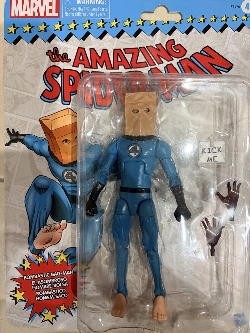 Marvel Legends The Amazing Spider-Man Bombastic Bag-Man Action Figure ...