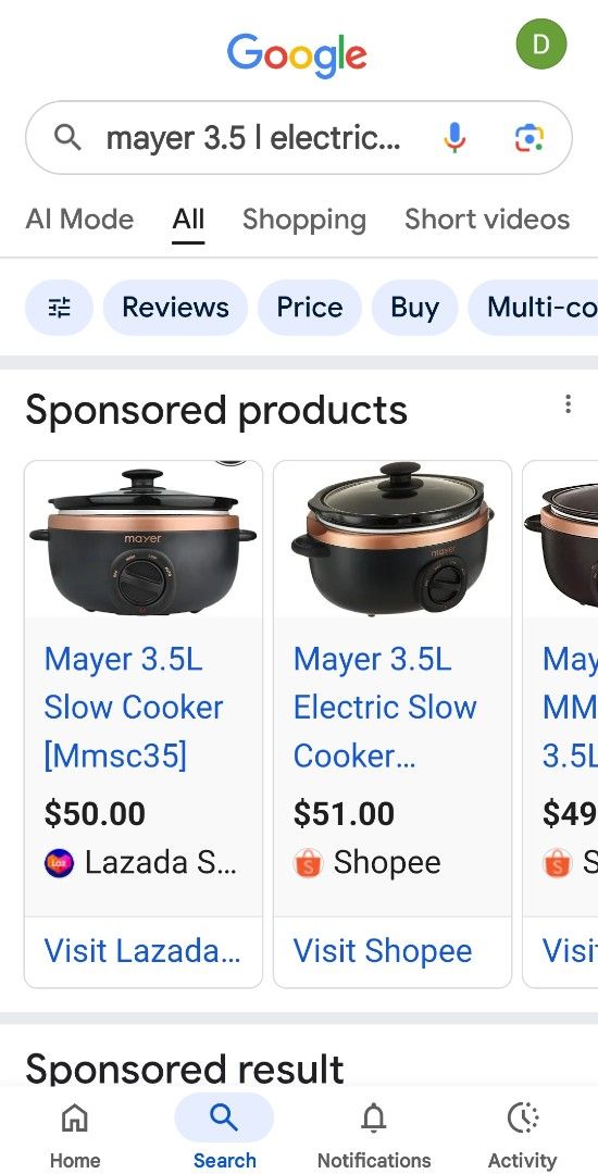 Mayer 3.5L Slow Cooker (MMSC35)439505637690593282