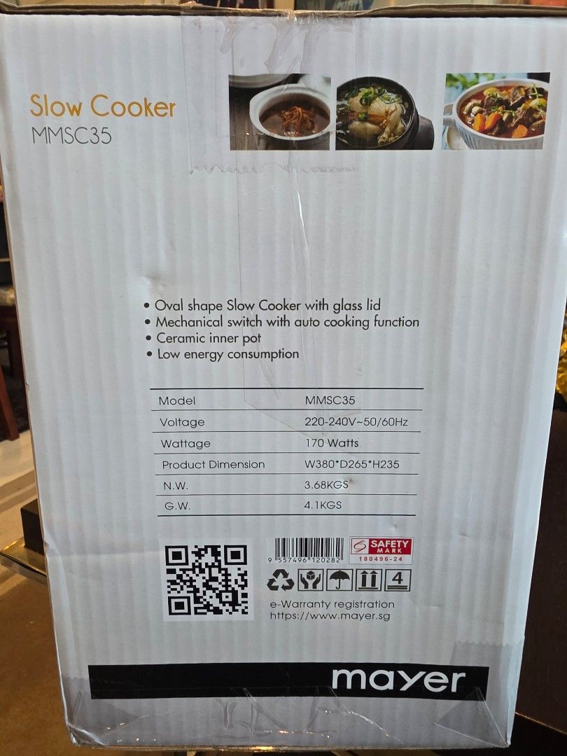 Mayer 3.5L Slow Cooker (MMSC35)439505637690593281