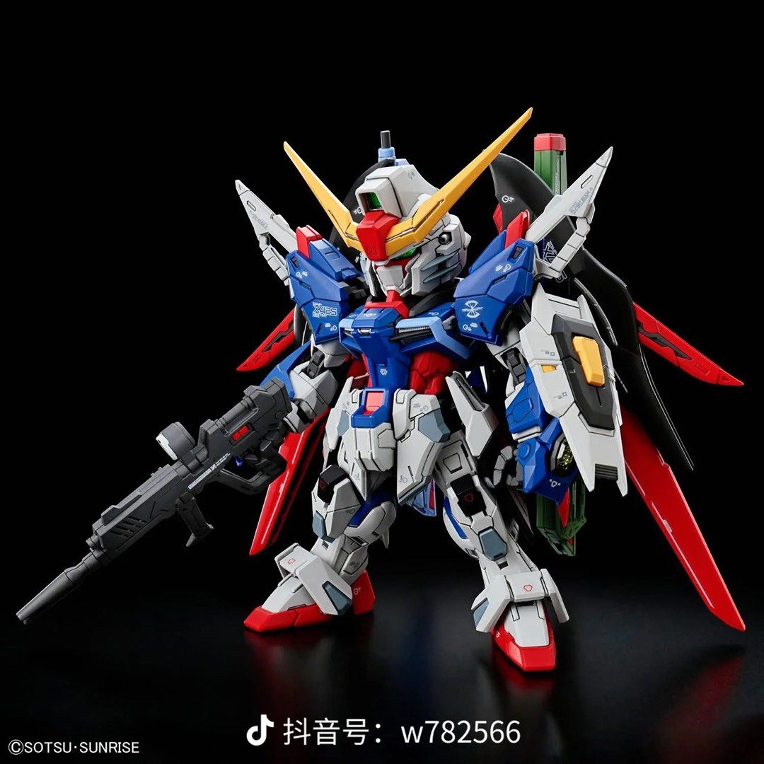 MGSD ZGMF-X42S Destiny Gundam Model Kit (Category: Gundam Model Kits) located in Singapore. Submitted by slime5678 (Listing ID 1434929593, Image 2). Description: Brand new MGSD Destiny Gundam model kit. Features detailed articulation and comes with various weapons and accessories. Perfect for Gundam enthusiasts and collectors. Box is sealed and in excellent condition..