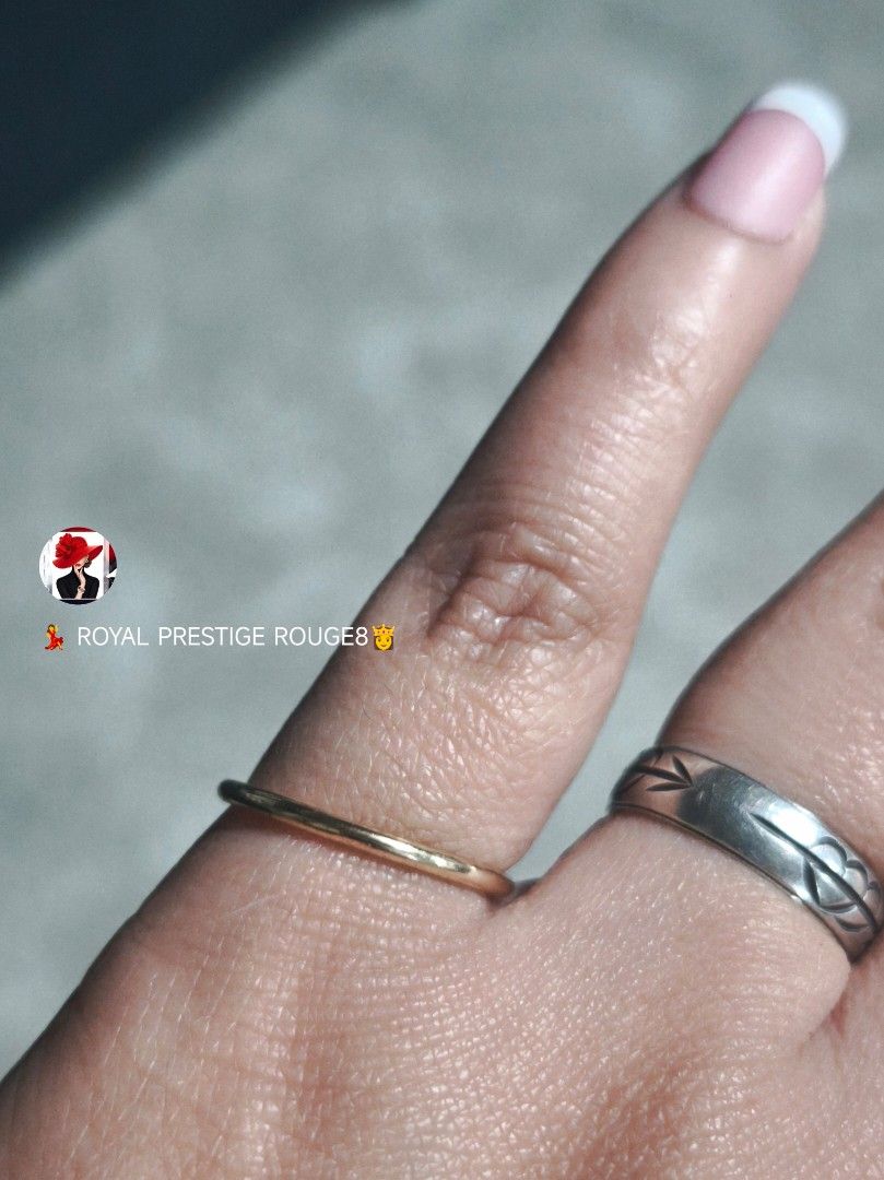 Minimalist Gold-Tone Thin Ring from Japan (Category: Rings) located in Baguio. Submitted by royalprestigerouge (Listing ID 1434891171, Image 2). Description: Minimalist thin gold-tone wedding band. Perfect for everyday use..