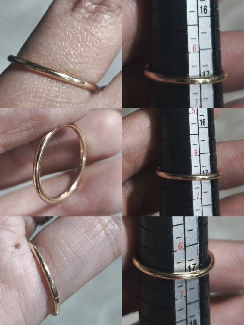 Minimalist Gold-Tone Thin Ring from Japan (Category: Rings) located in Baguio. Submitted by royalprestigerouge (Listing ID 1434891171, Image 1). Description: Minimalist thin gold-tone wedding band. Perfect for everyday use..